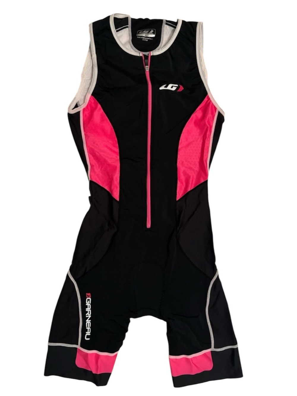 LOUIS GARNEAU LADIES CYCLING SPRINT TRIATHALON SUIT STANDARD ATHLETIC FIT  MED